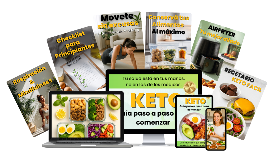 Guía Keto Flex: Transformá tu cuerpo y energía en 28 días + 6 BONOS